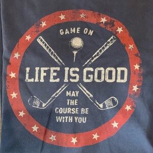 Life Is Good Golf T-shirt